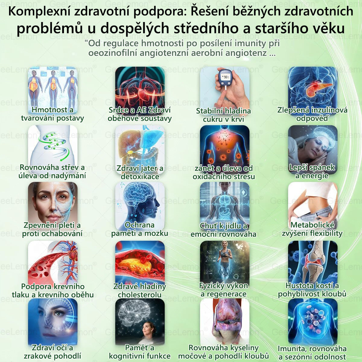 Oficiální český obchod | 👩‍⚕️ 𝐆𝐞𝐞𝐋𝐞𝐦𝐨𝐧® 8v1 Nanomikrojehlicové náplasti na formování těla 🇨🇿 Pouze 1 použití denně ✅ Výsledky viditelné již za 7 dní – vhodné pro obezitu, kardiovaskulární zdraví, cukrovku a problémy s klouby.
