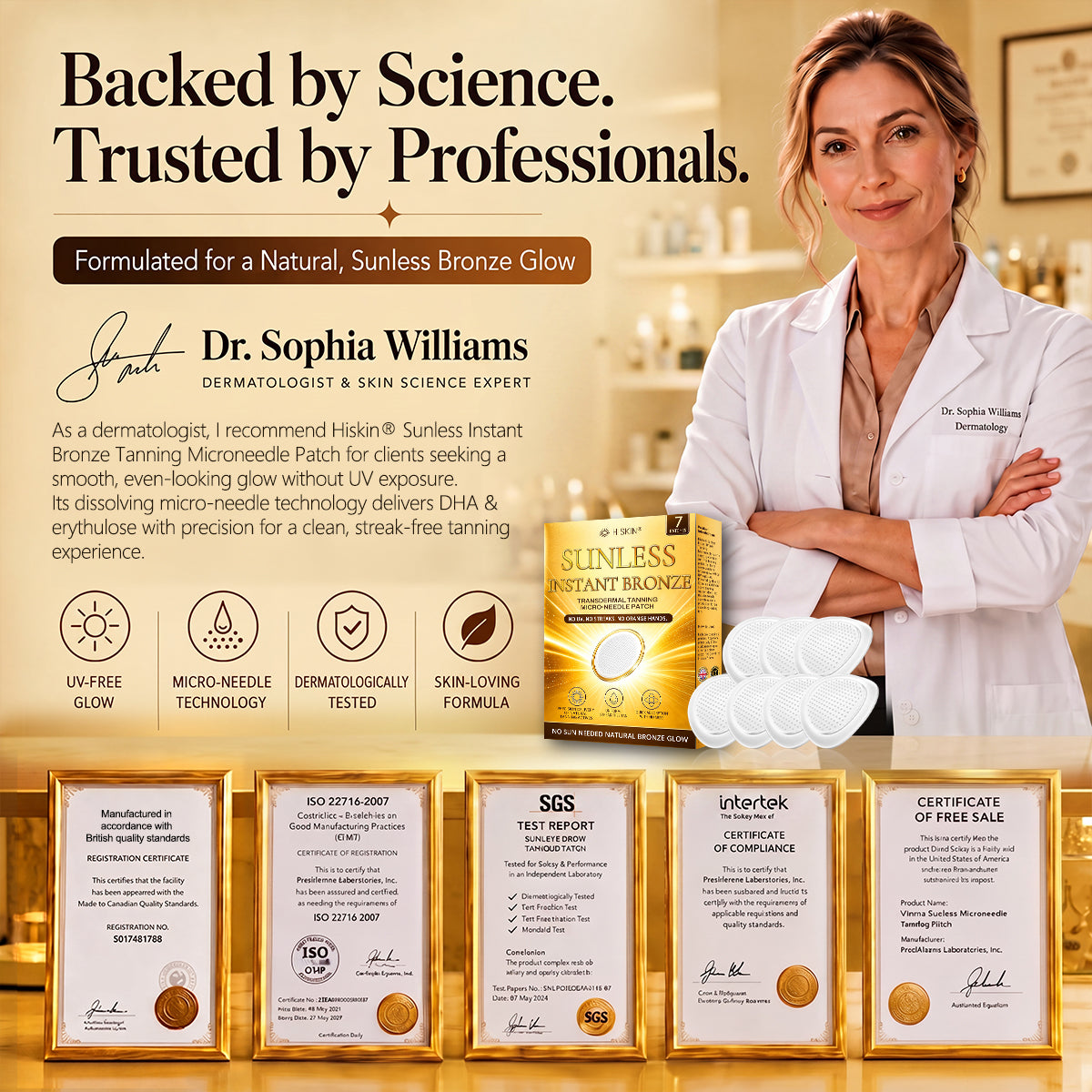 𝑶𝒇𝒇𝒊𝒄𝒊𝒂𝒍 𝑺𝒕𝒐𝒓𝒆 | ☀️ 𝐇𝐢𝐬𝐤𝐢𝐧® 𝐒𝐮𝐧𝐥𝐞𝐬𝐬 𝐈𝐧𝐬𝐭𝐚𝐧𝐭 𝐁𝐫𝐨𝐧𝐳𝐞 𝐓𝐚𝐧𝐧𝐢𝐧𝐠 𝐌𝐢𝐜𝐫𝐨𝐧𝐞𝐞𝐝𝐥𝐞 𝐏𝐚𝐭𝐜𝐡 🇬🇧 (𝐉𝐮𝐬𝐭 𝐨𝐧𝐜𝐞 𝐚 𝐝𝐚𝐲) 𝐕𝐢𝐬𝐢𝐛𝐥𝐞 𝐁𝐫𝐨𝐧𝐳𝐞 𝐆𝐥𝐨𝐰 𝐢𝐧 𝟕 𝐃𝐚𝐲𝐬 ✅ 𝐍𝐨 𝐔𝐕, 𝐍𝐨 𝐎𝐫𝐚𝐧𝐠𝐞, 𝐍𝐨 𝐒𝐭𝐫𝐞𝐚𝐤𝐬, 𝐍𝐨 𝐃𝐇𝐀, 𝐍𝐨 𝐌𝐞𝐬𝐬.