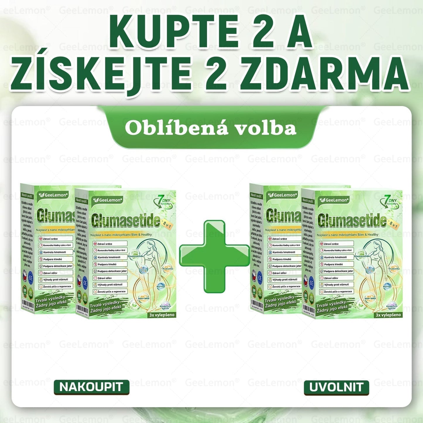 Oficiální český obchod | 👩‍⚕️ 𝐆𝐞𝐞𝐋𝐞𝐦𝐨𝐧® 8v1 Nanomikrojehlicové náplasti na formování těla 🇨🇿 Pouze 1 použití denně ✅ Výsledky viditelné již za 7 dní – vhodné pro obezitu, kardiovaskulární zdraví, cukrovku a problémy s klouby.